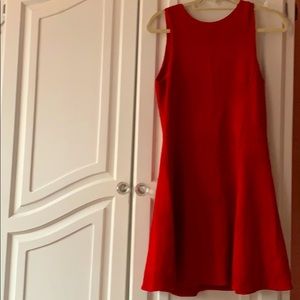 Rag & Bone red textured dress